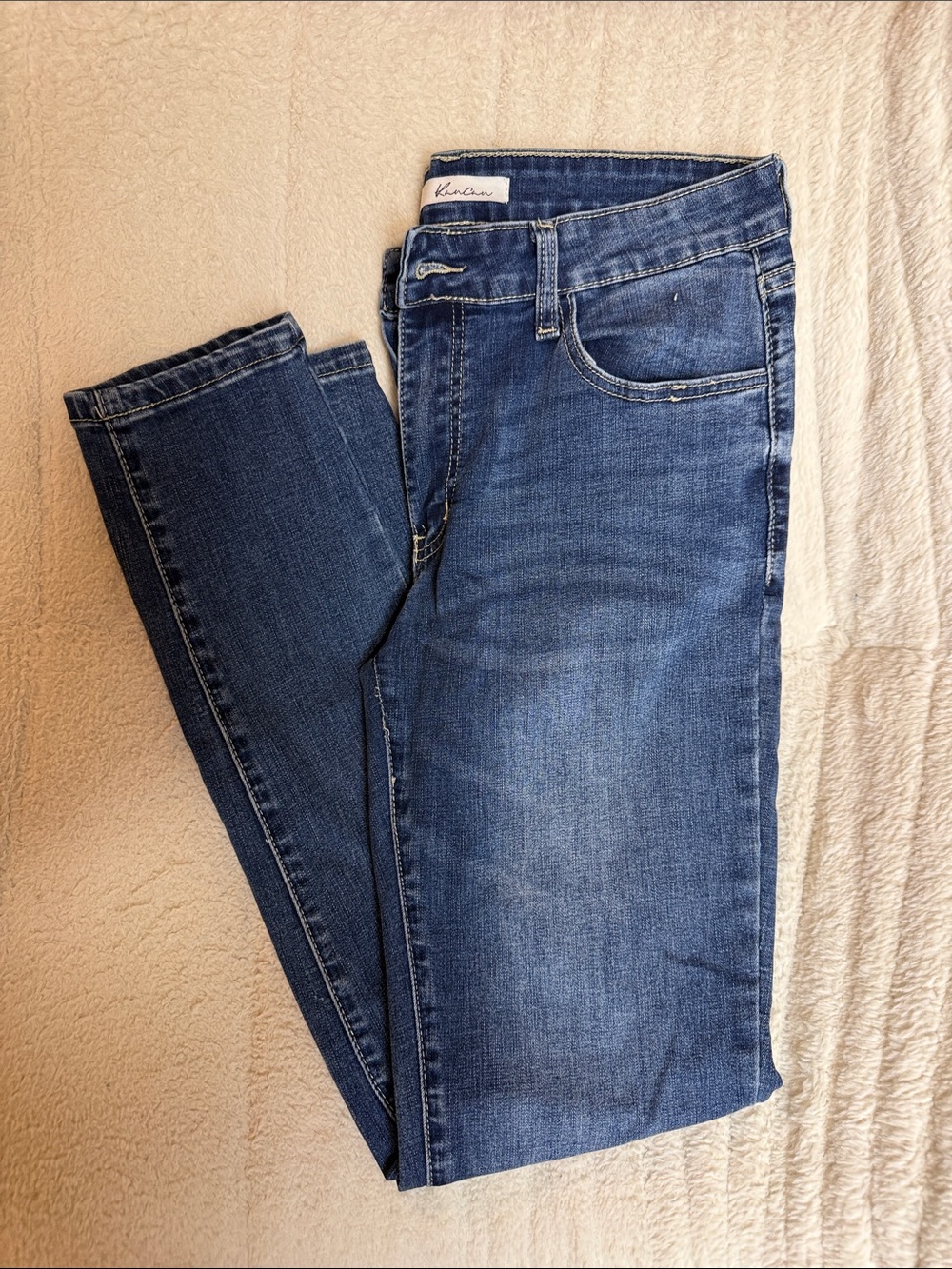 KanCan Women's Medium Blue Skinny Jeans